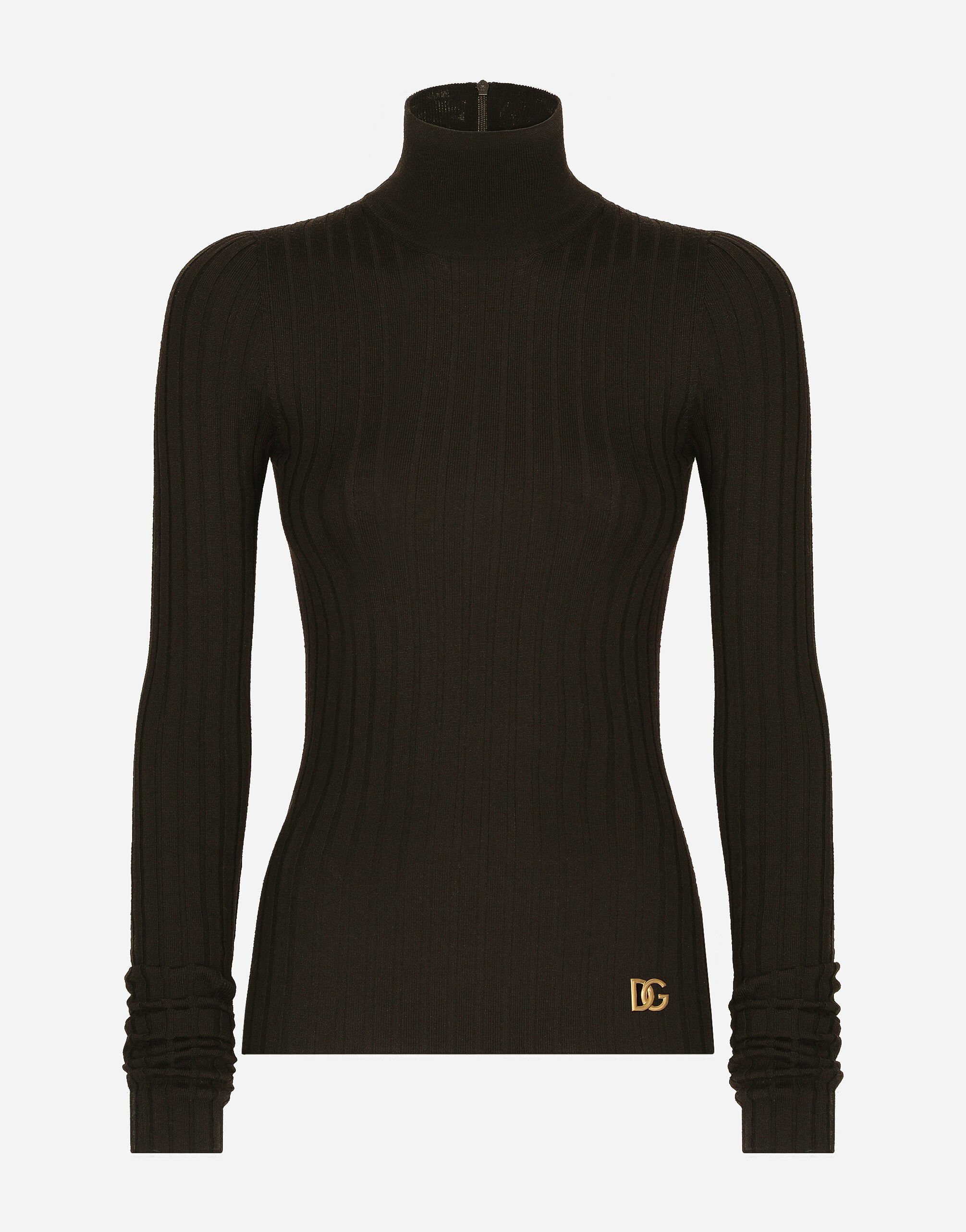 Dolce & Gabbana Cashmere turtle-neck sweater Multicolor FXM23TJCVO8