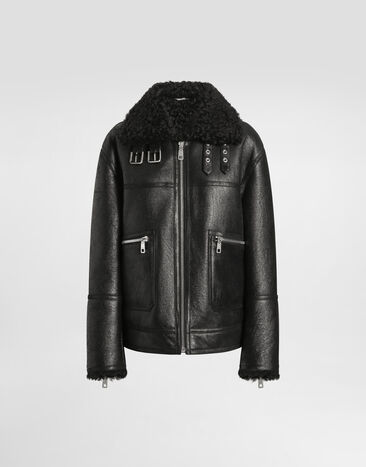 Dolce & Gabbana Shearling jacket Black F9S79LFUP94