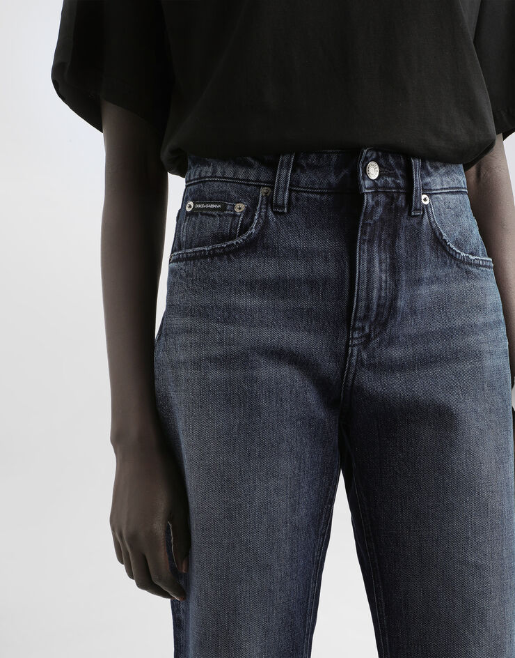 Dolce & Gabbana Jeans boyfriend in denim Blu FTAIADG8KR4