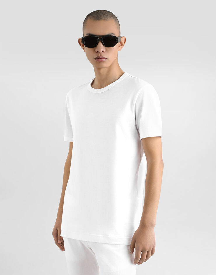 Dolce & Gabbana T-shirt in cotton WHITE G8JX7TFU7EQ
