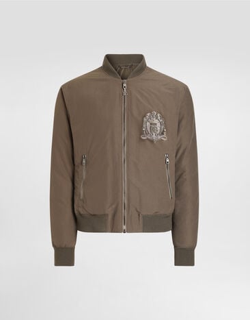 Dolce & Gabbana Padded canvas bomber jacket Dolce & Gabbana Padded canvas bomber jacket Multicolor G9CLUTFUS51
