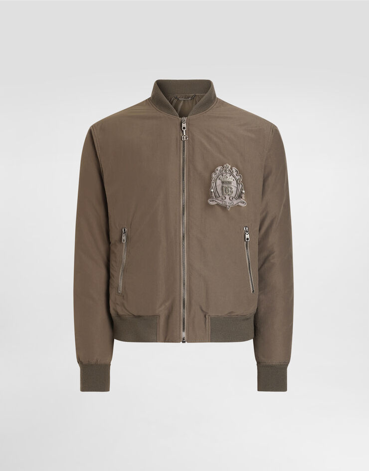 Dolce & Gabbana Padded canvas bomber jacket Dolce & Gabbana Padded canvas bomber jacket Multicolor G9CLUTFUS51