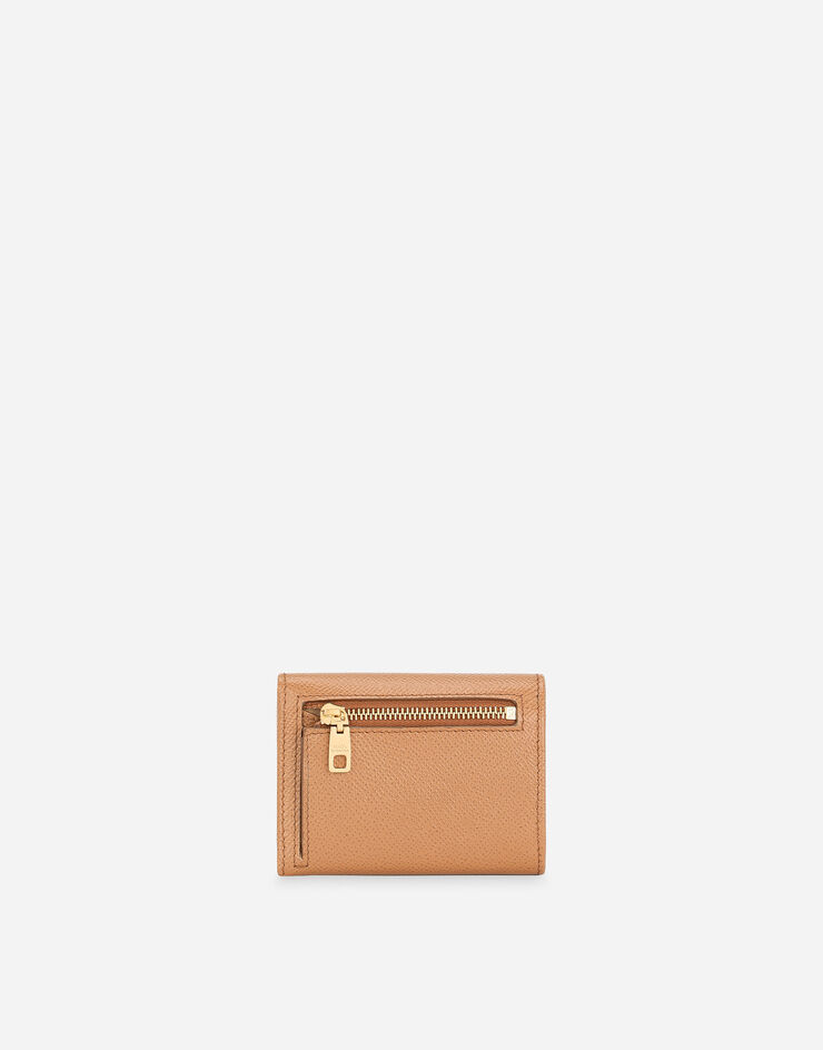 Dolce & Gabbana Dauphine calfskin French-flap wallet Brown BI0770A1001