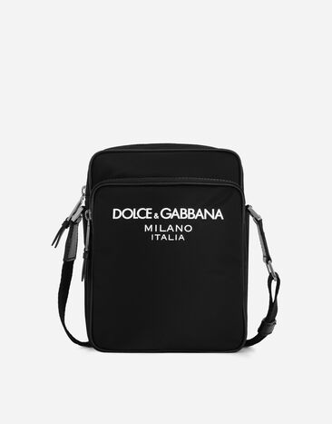 Dolce & Gabbana حقيبة كروس بودي نايلون بني BM3004A1275