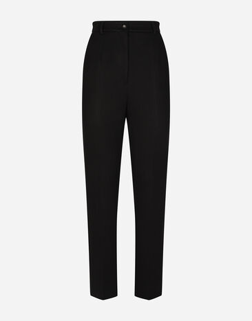 Dolce & Gabbana Milano rib pants Black F63G8TG9798