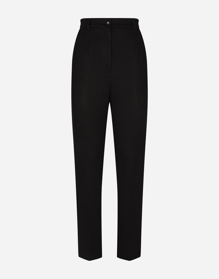 Dolce & Gabbana Milano rib pants Black FTAM2TFUGPN