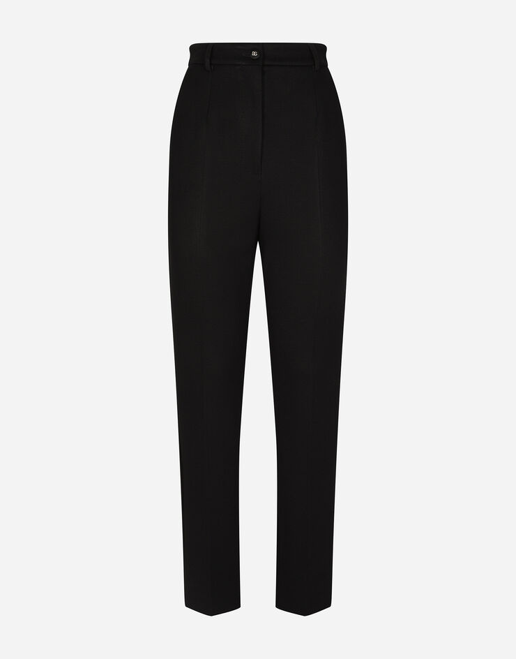 Milano rib pants in Black for | Dolce&Gabbana® US