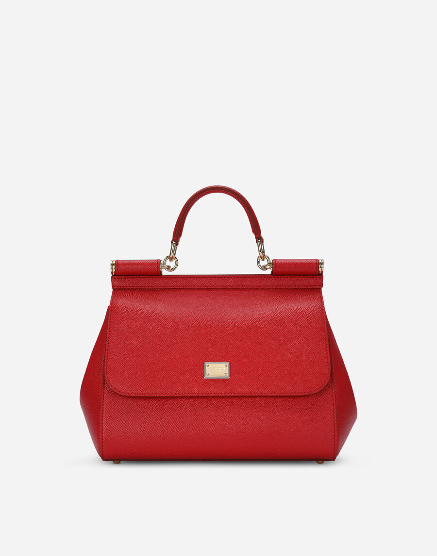 Large Sicily handbag in dauphine calfskin