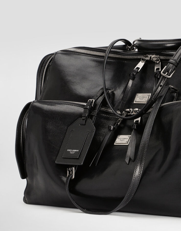 Dolce & Gabbana Vittoria calfskin bag Black BM2581AH850