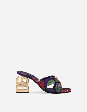 Dolce&Gabbana Mule 3.5 aus Jacquard Mehrfarbig F6AOJTHI1ME