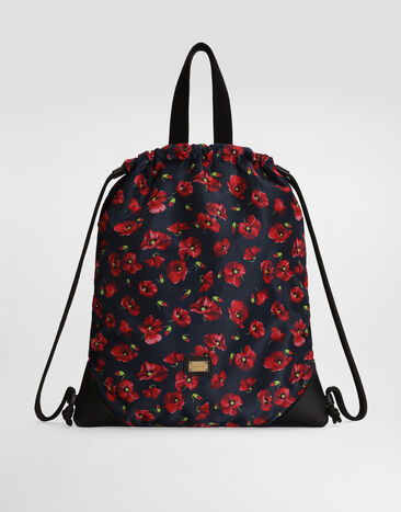 Dolce & Gabbana Poppy-print nylon backpack  EB0269A0548