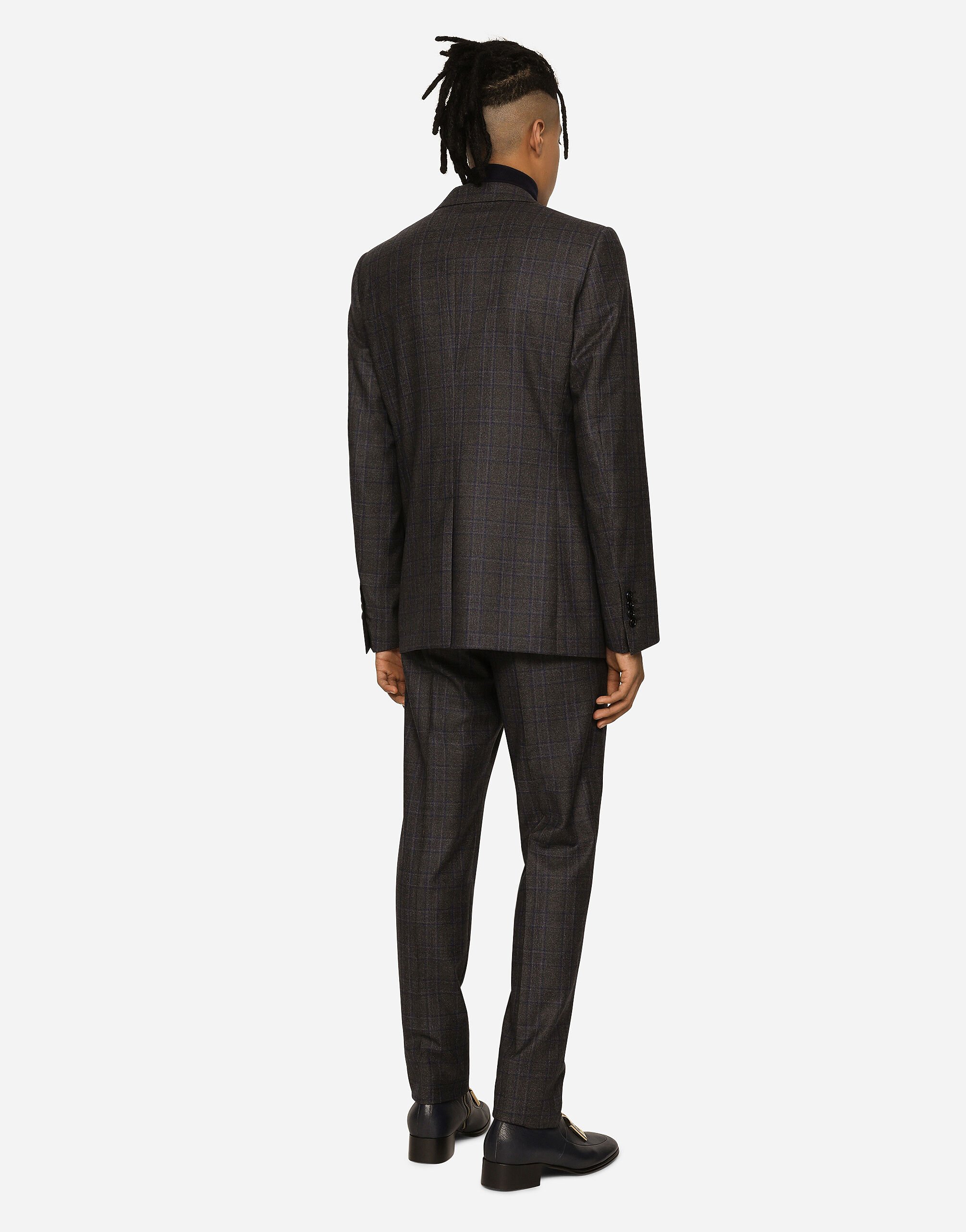 マルチカラーのメンズ Single-breasted glen plaid Martini-fit