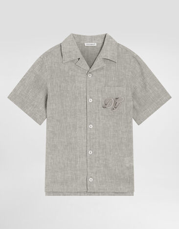 Dolce & Gabbana Linen shirt Green L44S24FU4LG