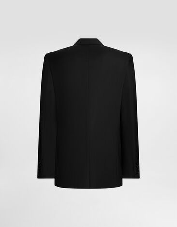 Dolce & Gabbana Sicilia Light single-breasted jacket in virgin wool Black G2TV4TGL269