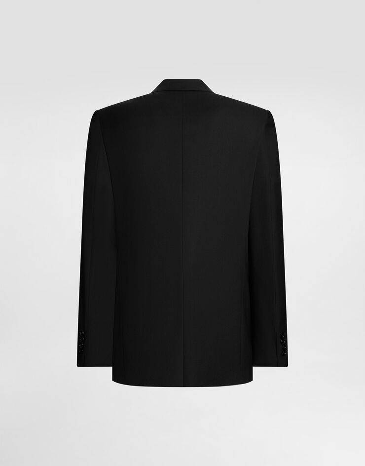 Dolce & Gabbana Sicilia Light single-breasted jacket in virgin wool Dolce & Gabbana Sicilia Light single-breasted jacket in virgin wool Black G2TV4TGL269