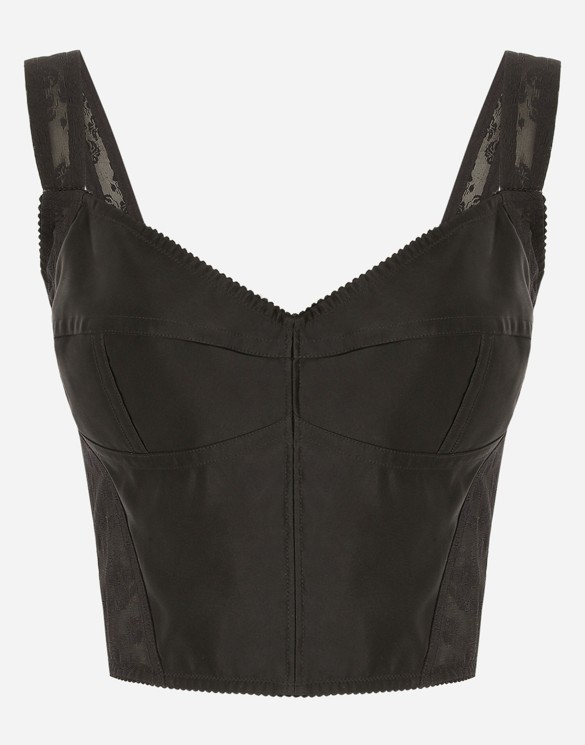 Dolce & Gabbana Corset top Black F759LTFLRC2