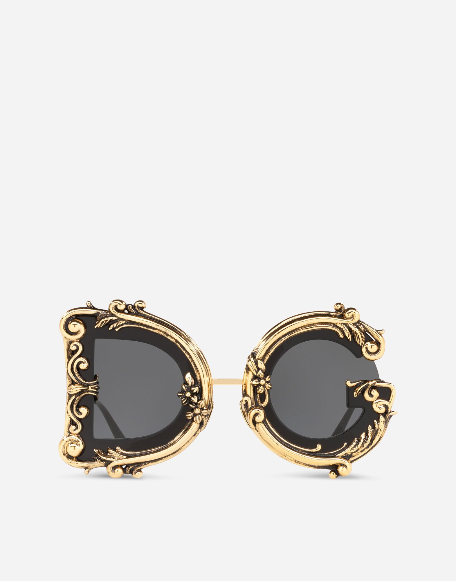 Black and gold dolce and gabbana sunglasses clearance