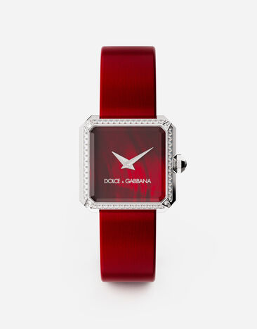 Dolce & Gabbana Montre Sofia en acier avec diamants incolores Blanc WWQA2GWSPBL