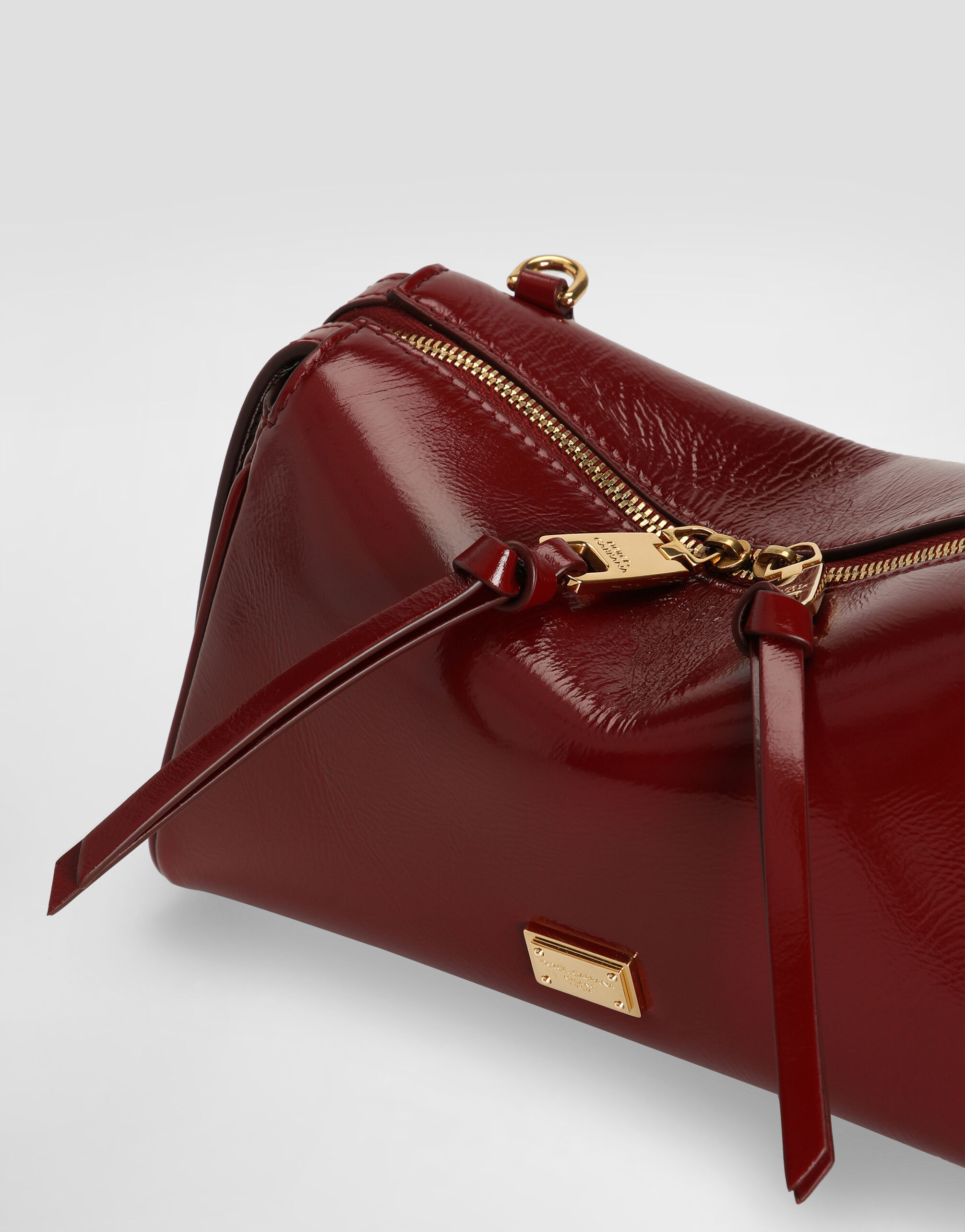 Mini Vittoria calfskin handbag in Red for Women | Dolce&Gabbana® US
