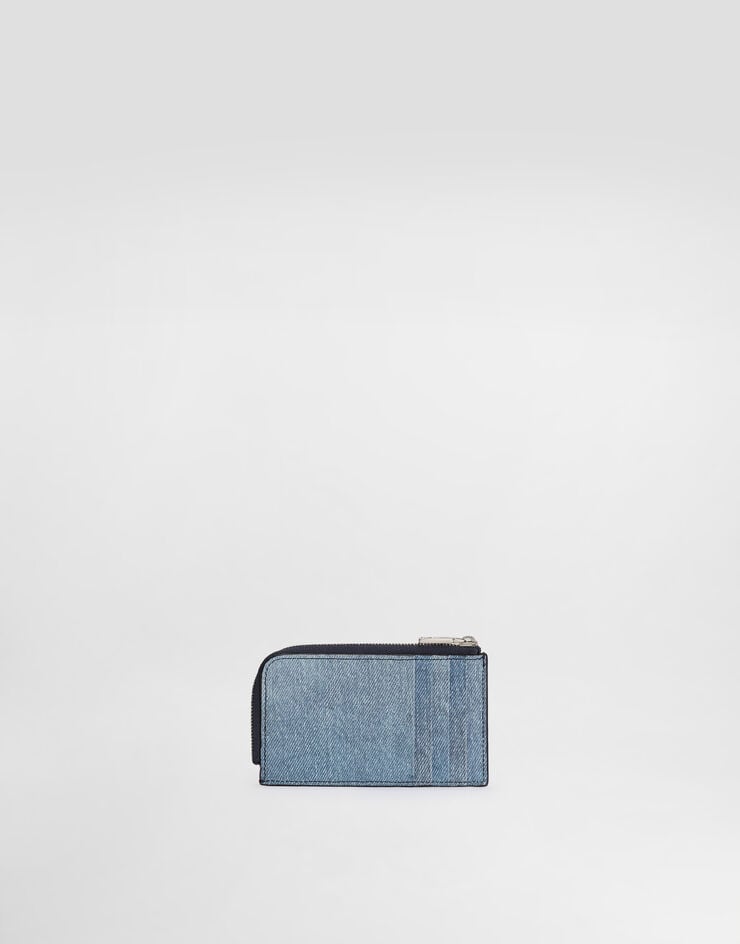 Dolce & Gabbana Nubuck denim card holder Dolce & Gabbana Nubuck denim card holder Denim BP3274AY520