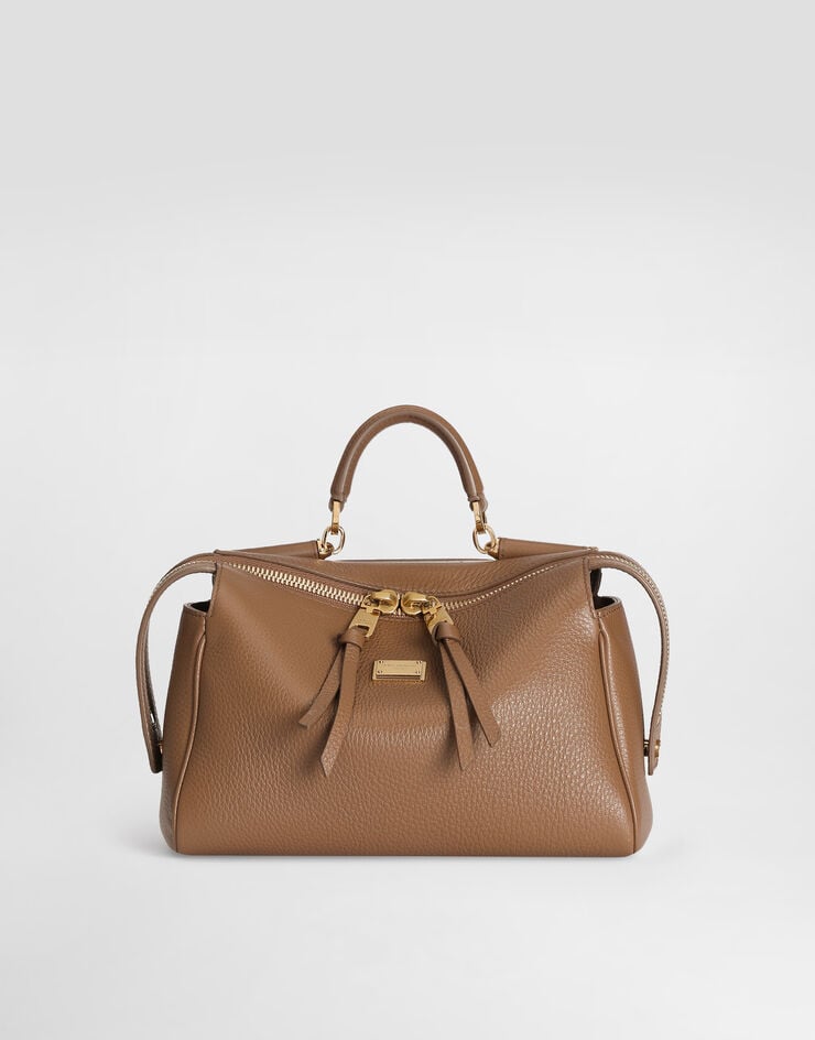 Dolce & Gabbana Vittoria handbag in calfskin Dolce & Gabbana Vittoria handbag in calfskin Brown BB7939A0841