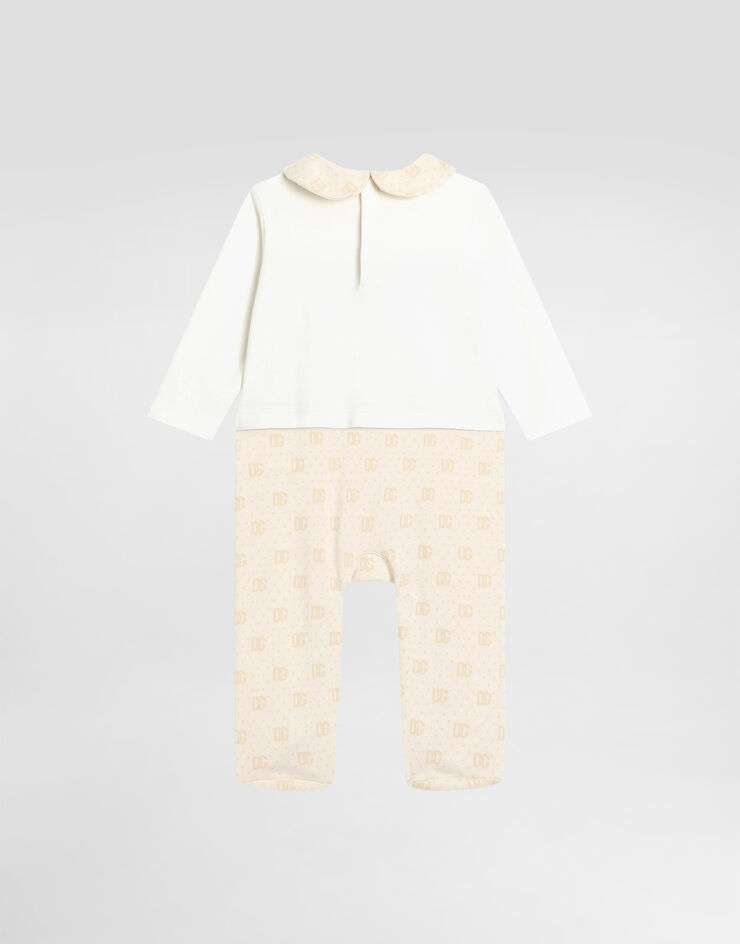 Dolce & Gabbana 3-piece gift set in interlock and jacquard with DG logo embroidery Multicolor L1JOCAG7PST