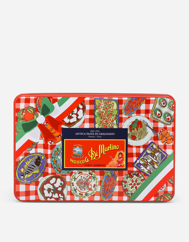 Dolce & Gabbana SPECIAL EDITION - Gift Box made of 5 types of pasta Corbarino Tomatoes and Dolce&Gabbana American placemats  Multicolor PS1000RES10
