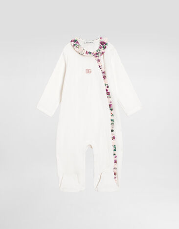 Dolce & Gabbana 3-piece poplin gift set with flower print Multicolor L2JO4JG7PJL