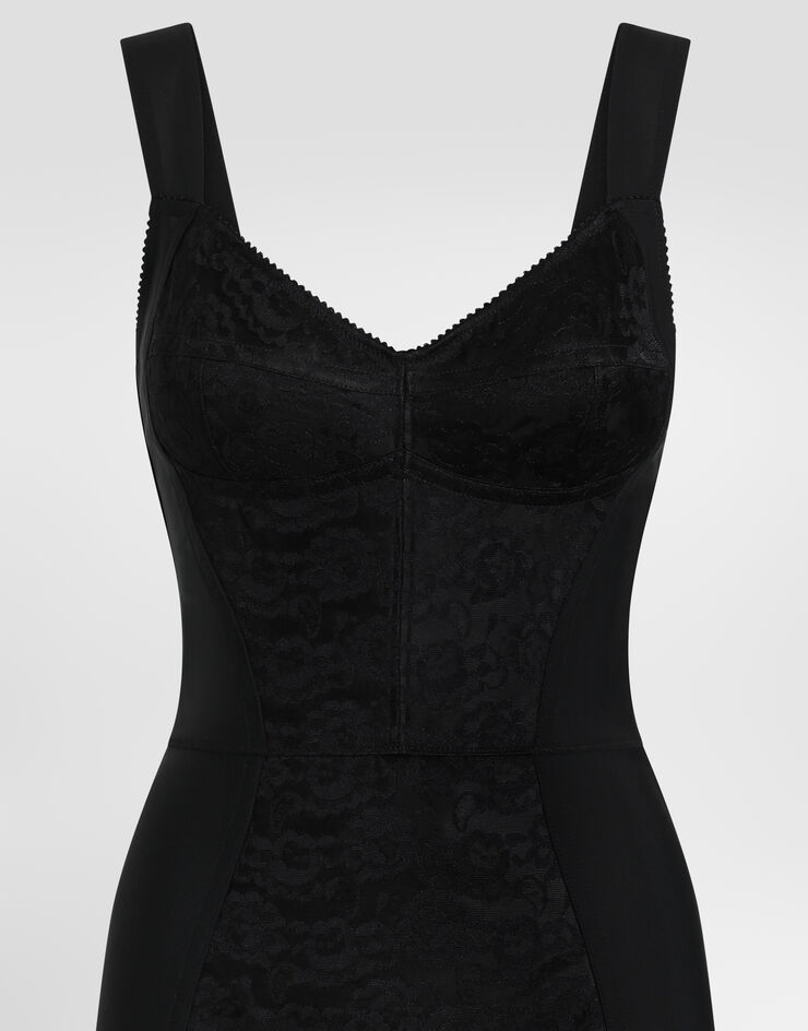 Dolce & Gabbana Corset bodysuit White F7X07TGDCLQ