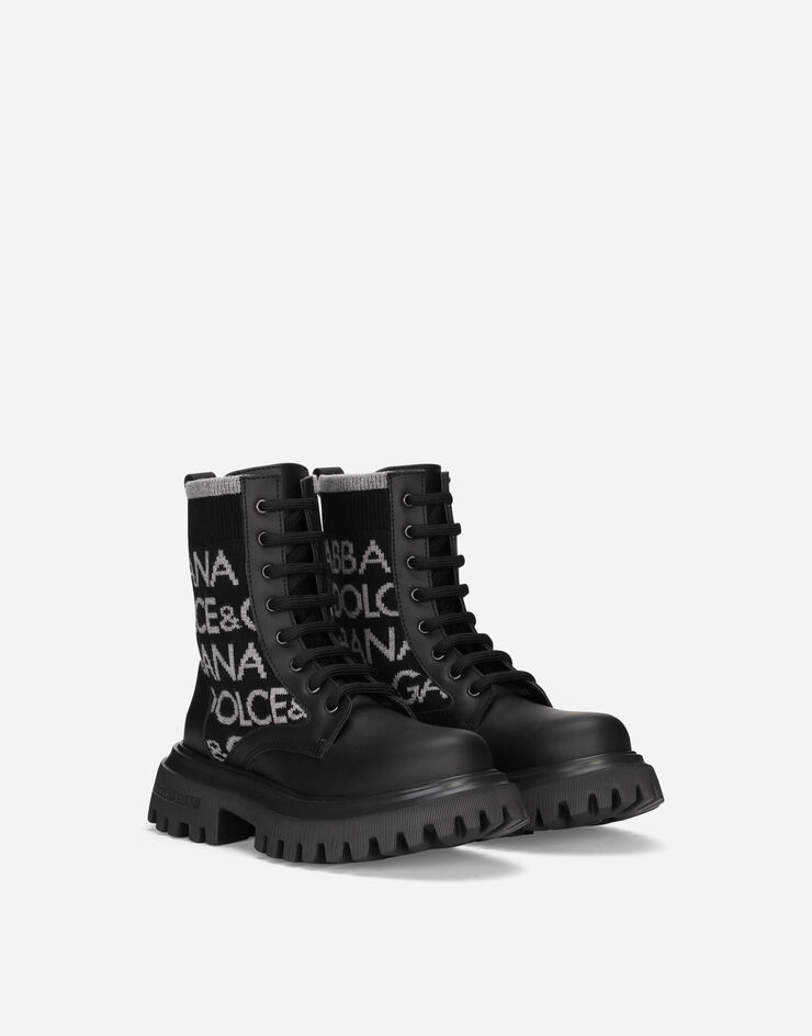 Dolce&Gabbana Calfskin ankle boots Multicolor DA5172AQ590
