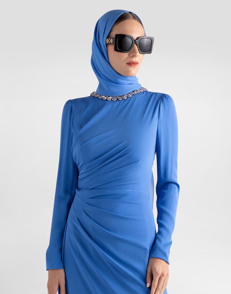 Dolce & Gabbana Embroidered dress Multicolor I6AF2ZGDDQA