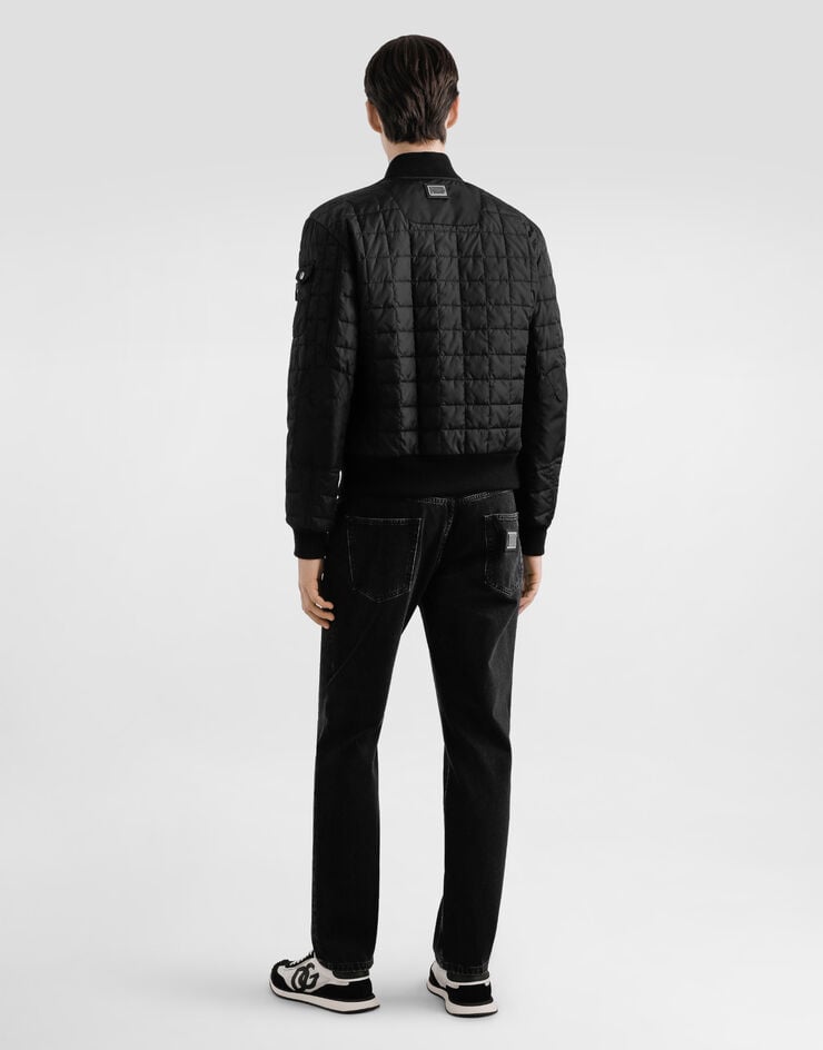 Dolce & Gabbana Quilted jacket Black G9BRBTFUS22