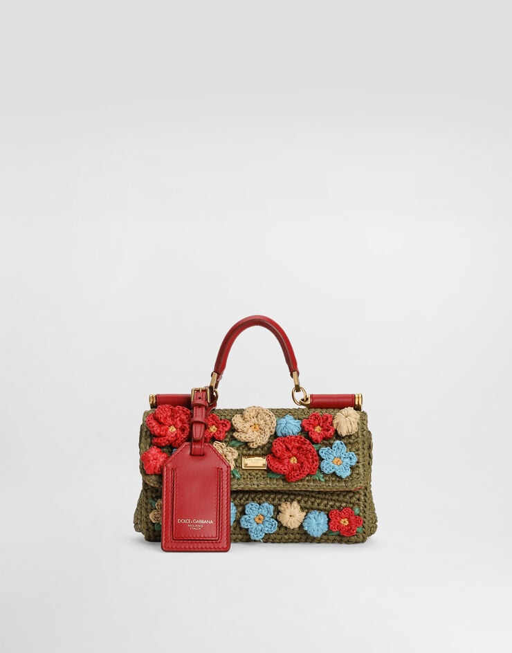 Dolce & Gabbana My sicily raffia crochet handbag Multicolor BB7864BZ350