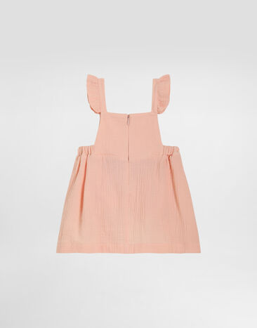 Dolce & Gabbana Cotton gauze dress Pink L24DP3FU5YU