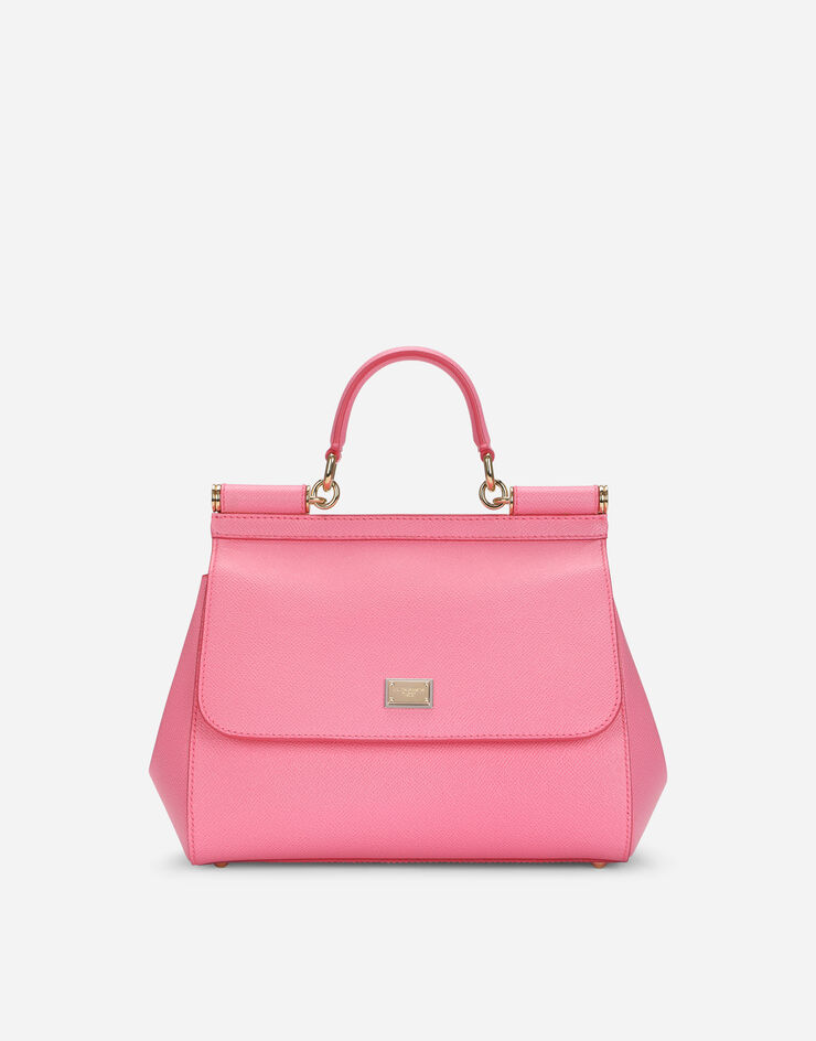 Dolce & Gabbana Henkeltasche Sicily groß Rosa BB6002A1001