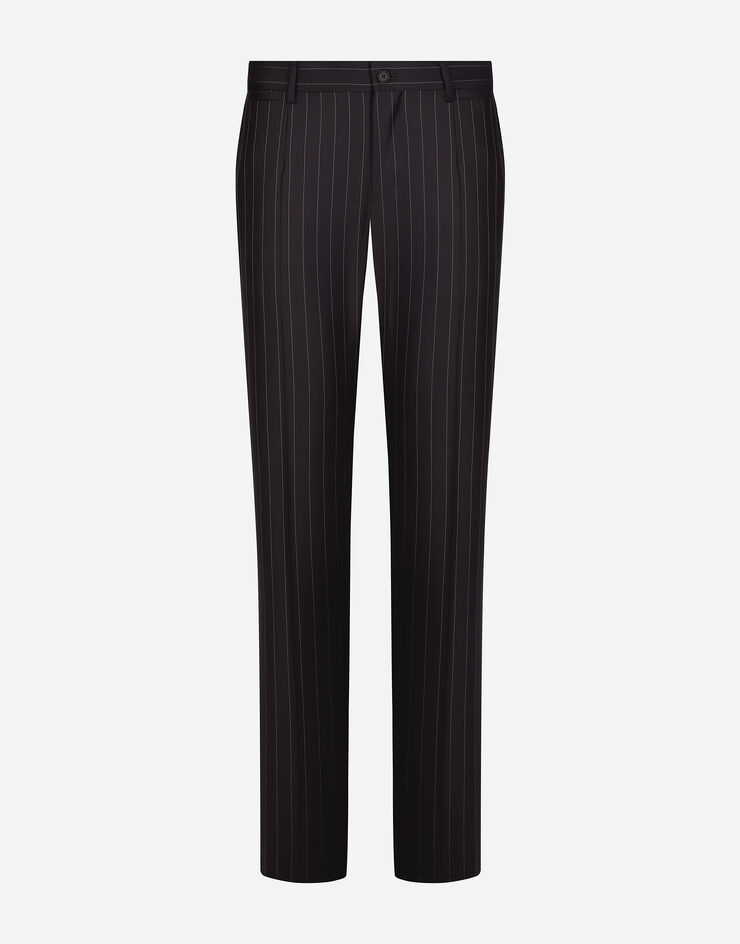 Dolce & Gabbana Tailored pinstripe virgin wool pants Blue GY7BMTFR20J