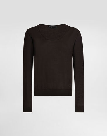 Dolce & Gabbana Cashmere pullover Brown FXXAFZJBW0P