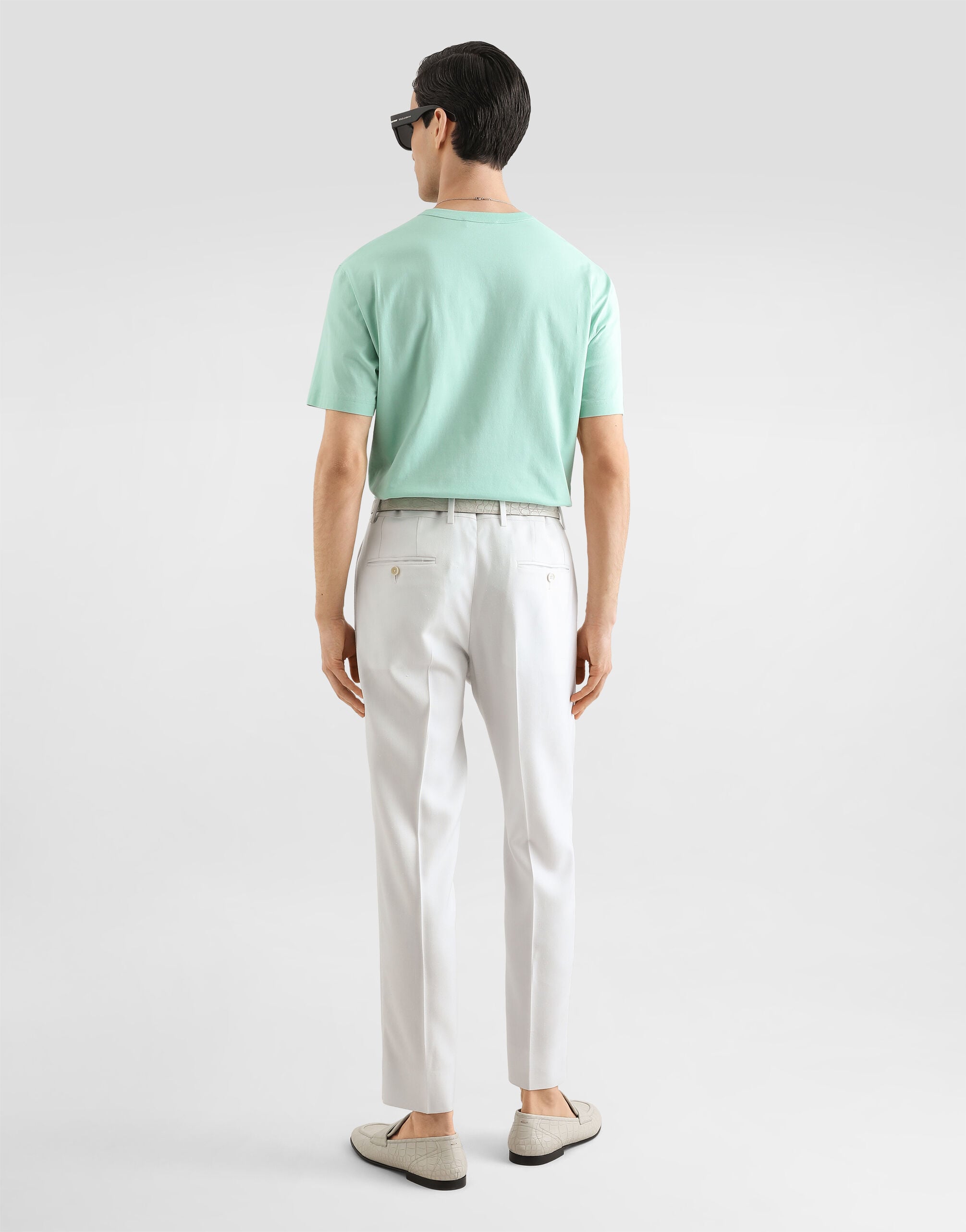 Cotton t-shirt with dg embroidery