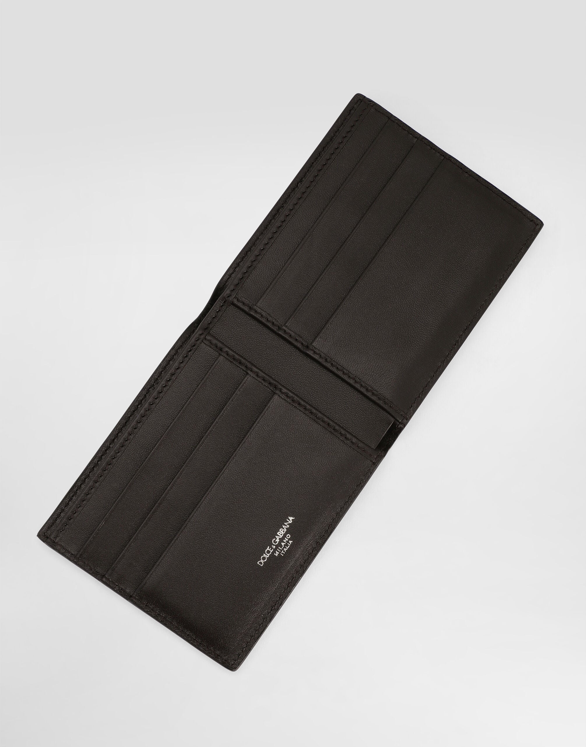 ドルチェアンドガッバーナ DOLCE&GABBANA WALLET Eel leather wallet in Brown for Men | Dolce&Gabbana® US