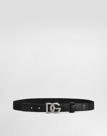Dolce & Gabbana Belt with DG logo Black EC0086AQ616