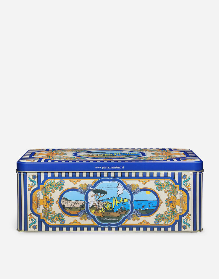 Dolce & Gabbana صندوق هدايا مكون من 5 أنواع من المكرونة وطماطم لامبادينا ومريلة Dolce&Gabbana أزرق PS6000RES10