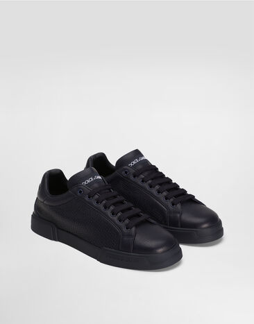 Dolce & Gabbana Portofino light strobel sneakers in calfskin Blue CS2354AG093
