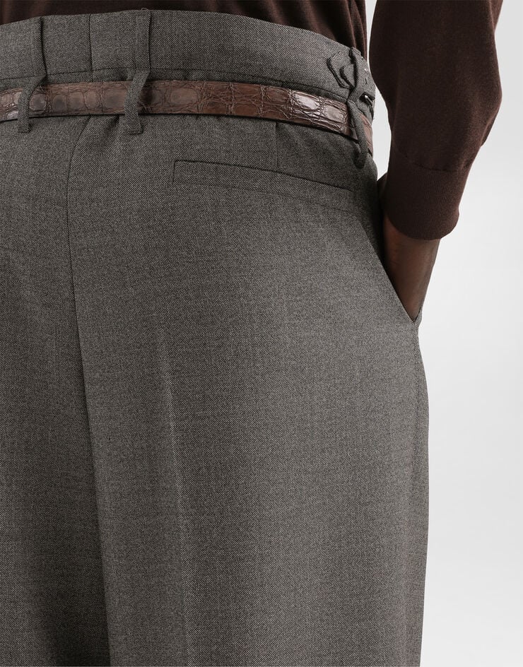 Dolce & Gabbana Virgin wool trousers Dolce & Gabbana Virgin wool trousers Multicolor GP15WTHU2CS
