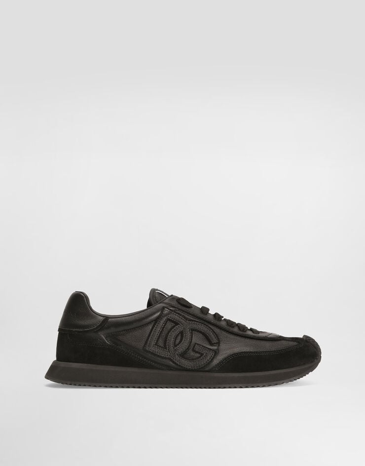 Dolce & Gabbana DG cushion calfskin sneaker Black CS2288A0124