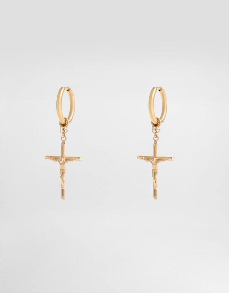 Dolce & Gabbana Stud earrings with “DNA” crosses Gold WEQ1D2W1111
