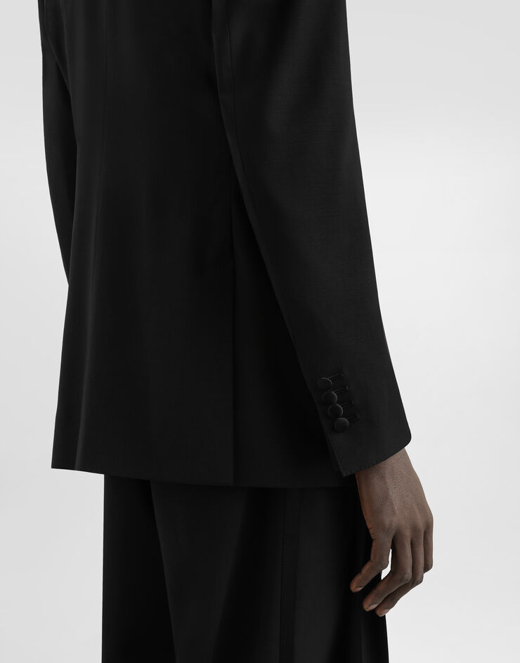 Dolce & Gabbana Palermo double-breasted tuxedo jacket in virgin wool Dolce & Gabbana Palermo double-breasted tuxedo jacket in virgin wool G2VN7TGK449