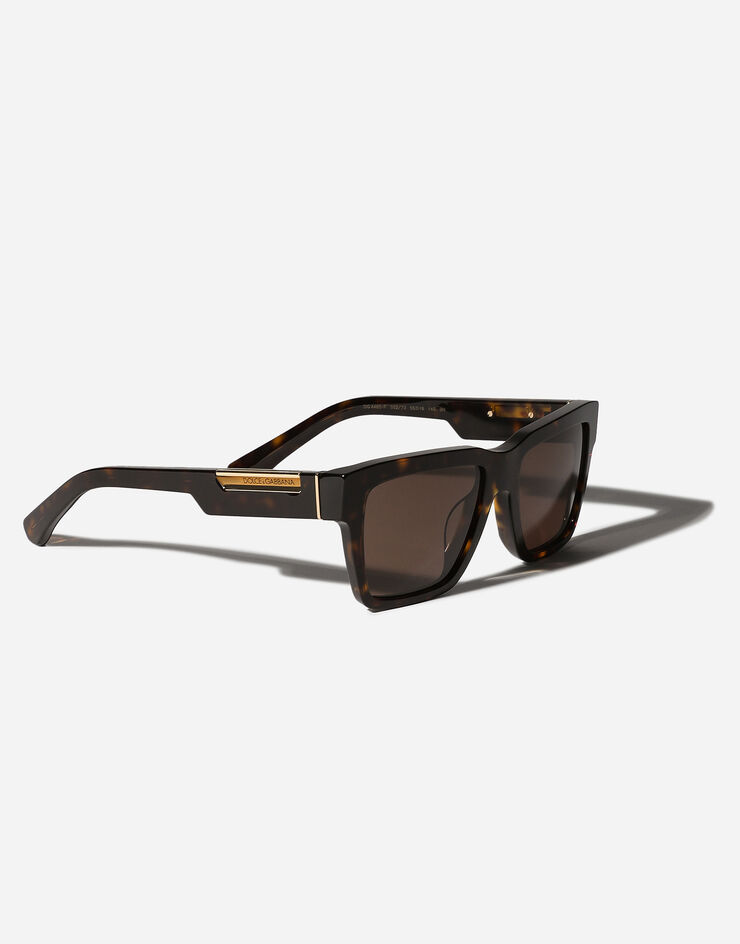 Dolce & Gabbana Mirror logo sunglasses Brown VG446EVP273