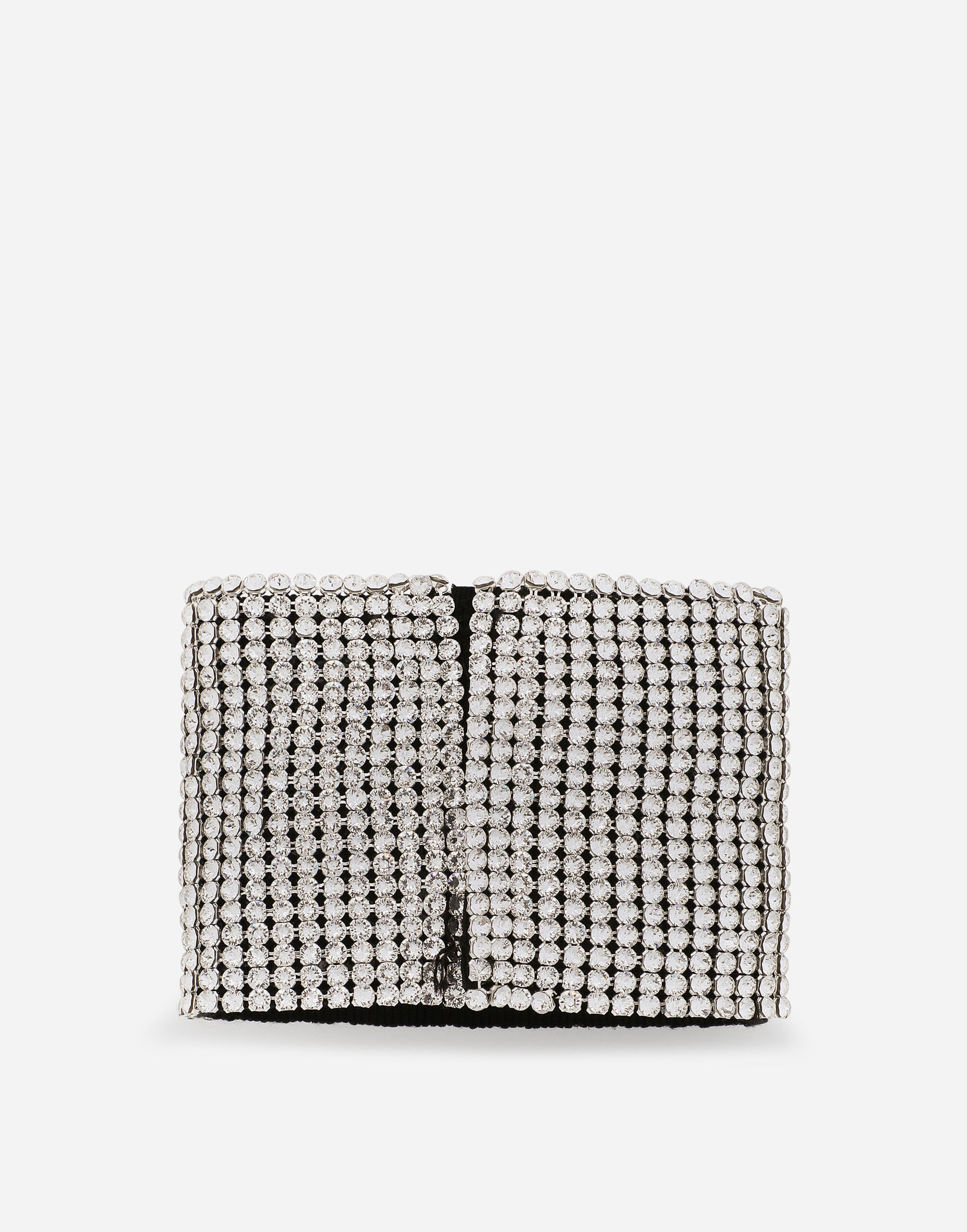 Crystal mesh bracelet with DG logo in Crystal for Women Dolce Gabbana