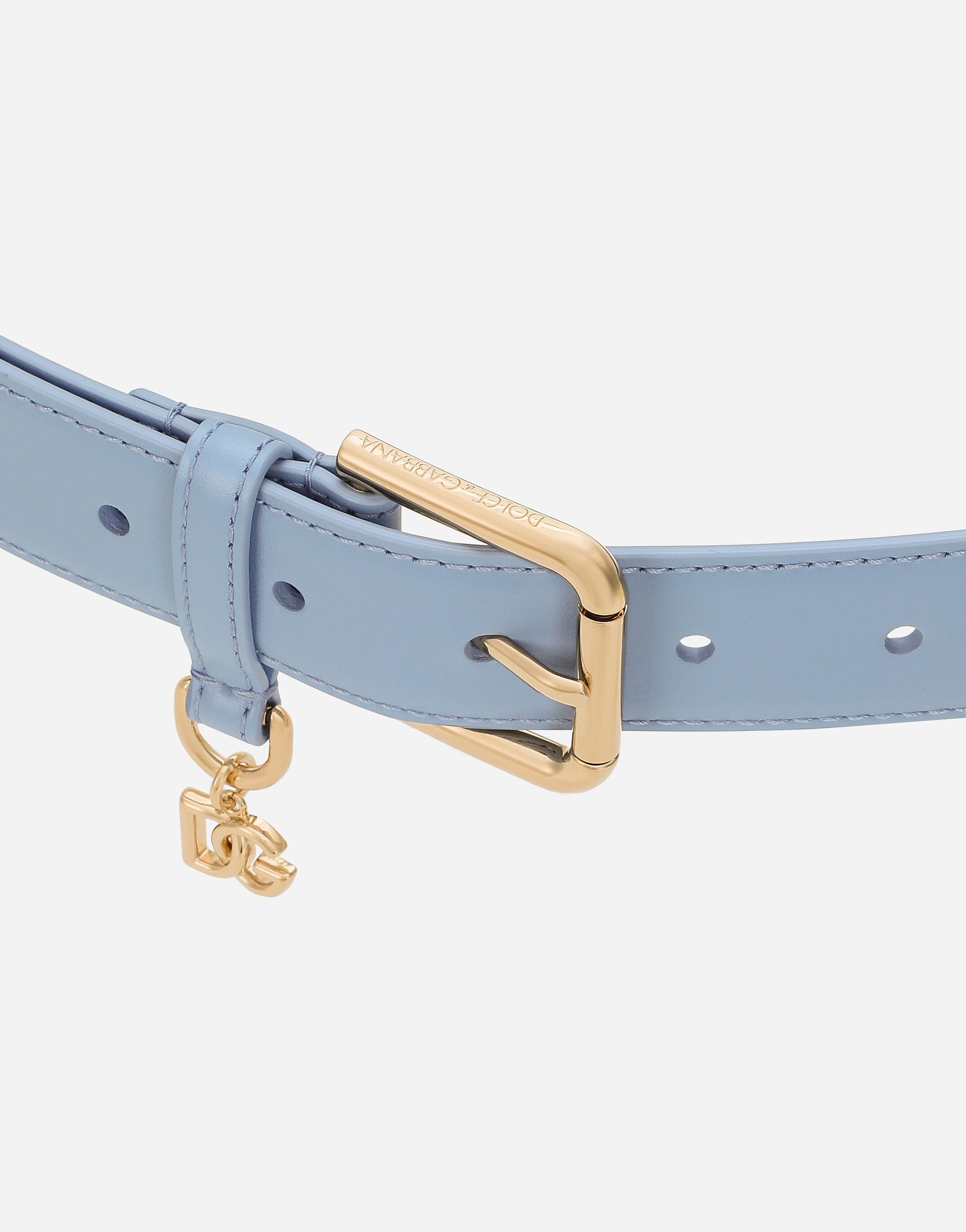 Blue dolce and gabbana belt online