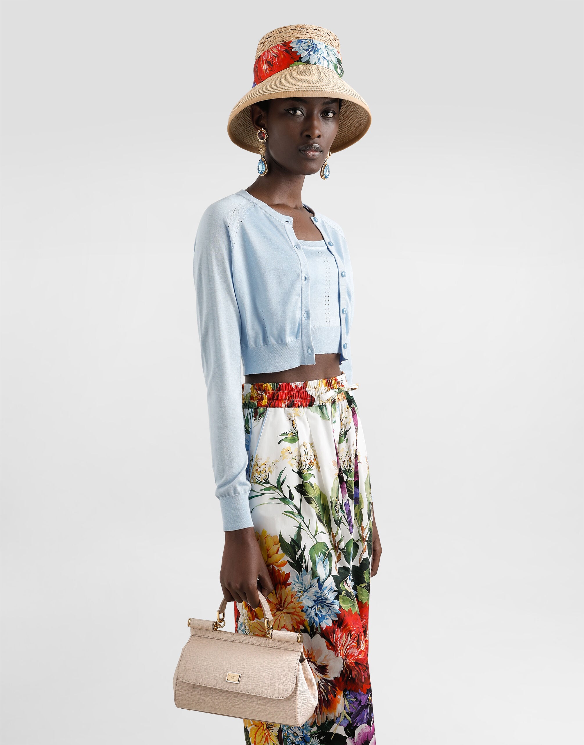 Pinkのウィメンズ Medium sicily handbag in dauphine calfskin